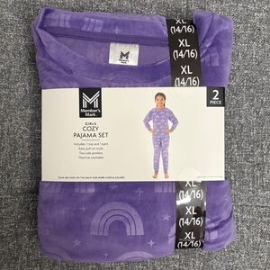 Cozy Purple Kids Pajama Set by Member's Mark